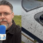 [VÍDEO] Queda de avião é registrada da praia em Navegantes