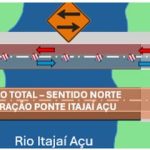 Arteris Litoral Sul segue com intervenções na ponte sobre o Rio Itajaí-Açu entre os dias 19 e 22